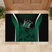 Hawaii Rainbow Warriors La'au Pama Rubber Doormat