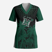 Hawaii Rainbow Warriors La'au Pama Personalized Scrub Top