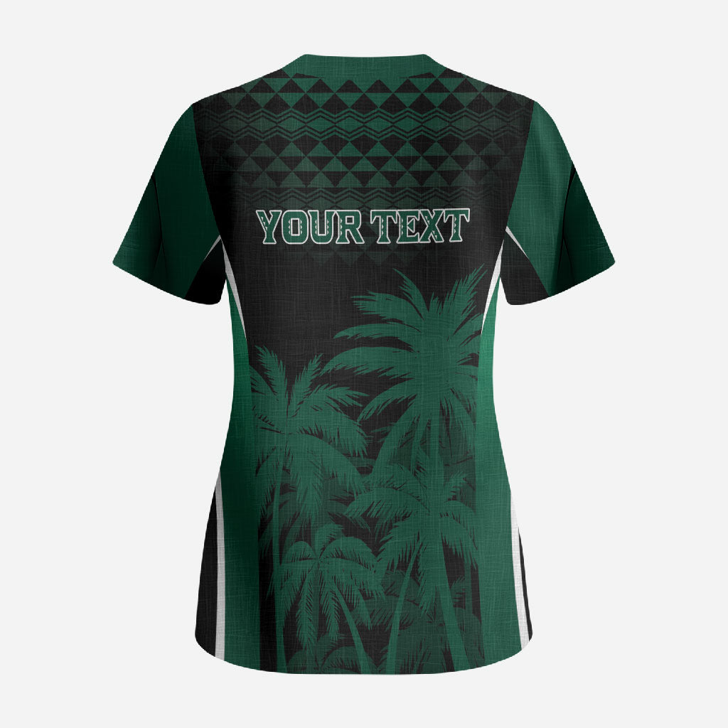 Hawaii Rainbow Warriors La'au Pama Personalized Scrub Top