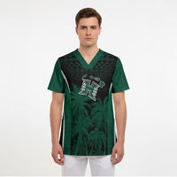 Hawaii Rainbow Warriors La'au Pama Personalized Scrub Top