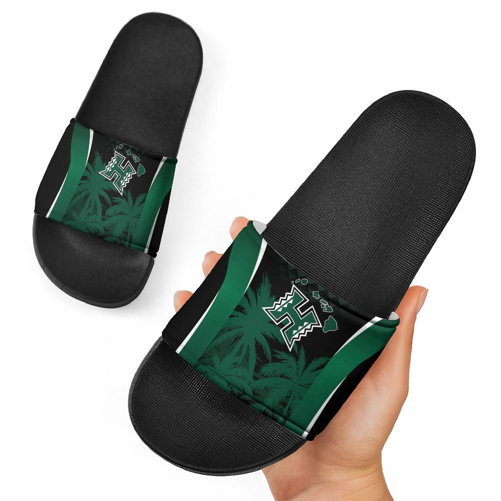 Hawaii Rainbow Warriors La'au Pama Slide Sandals