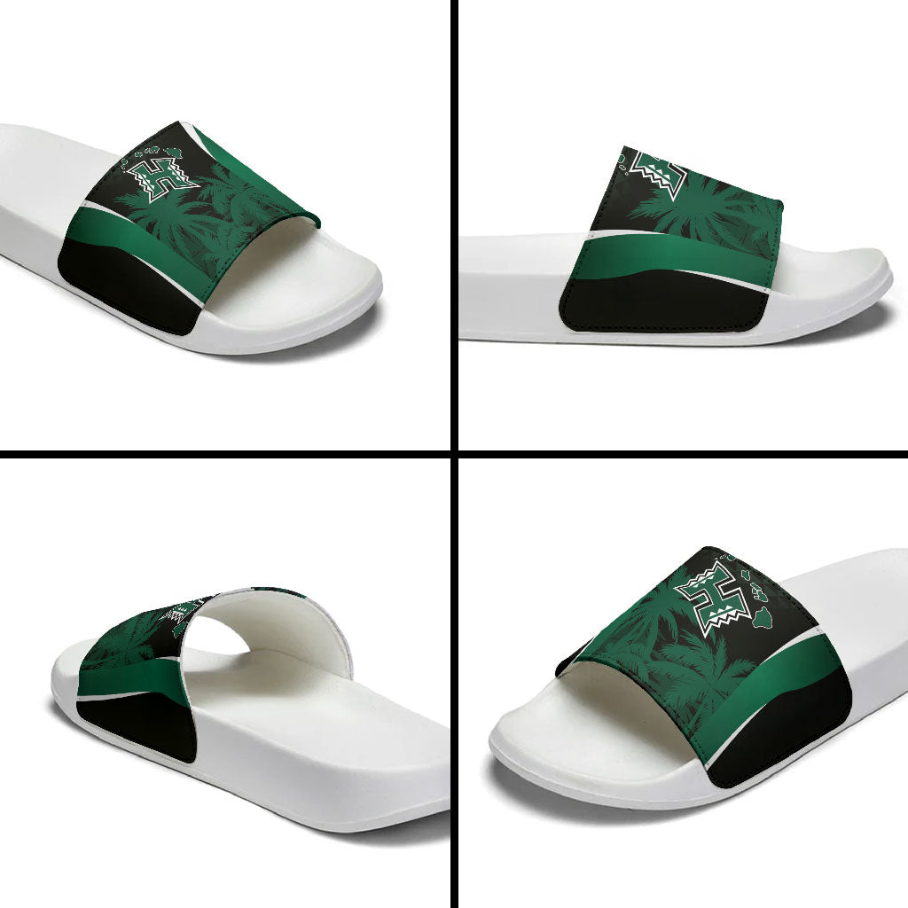 Hawaii Rainbow Warriors La'au Pama Slide Sandals
