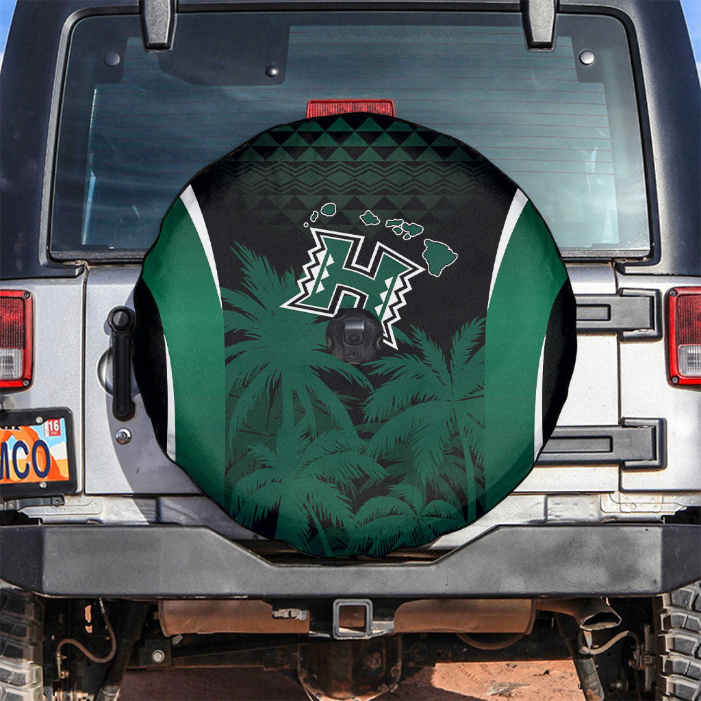 Hawaii Rainbow Warriors La'au Pama Spare Tire Cover