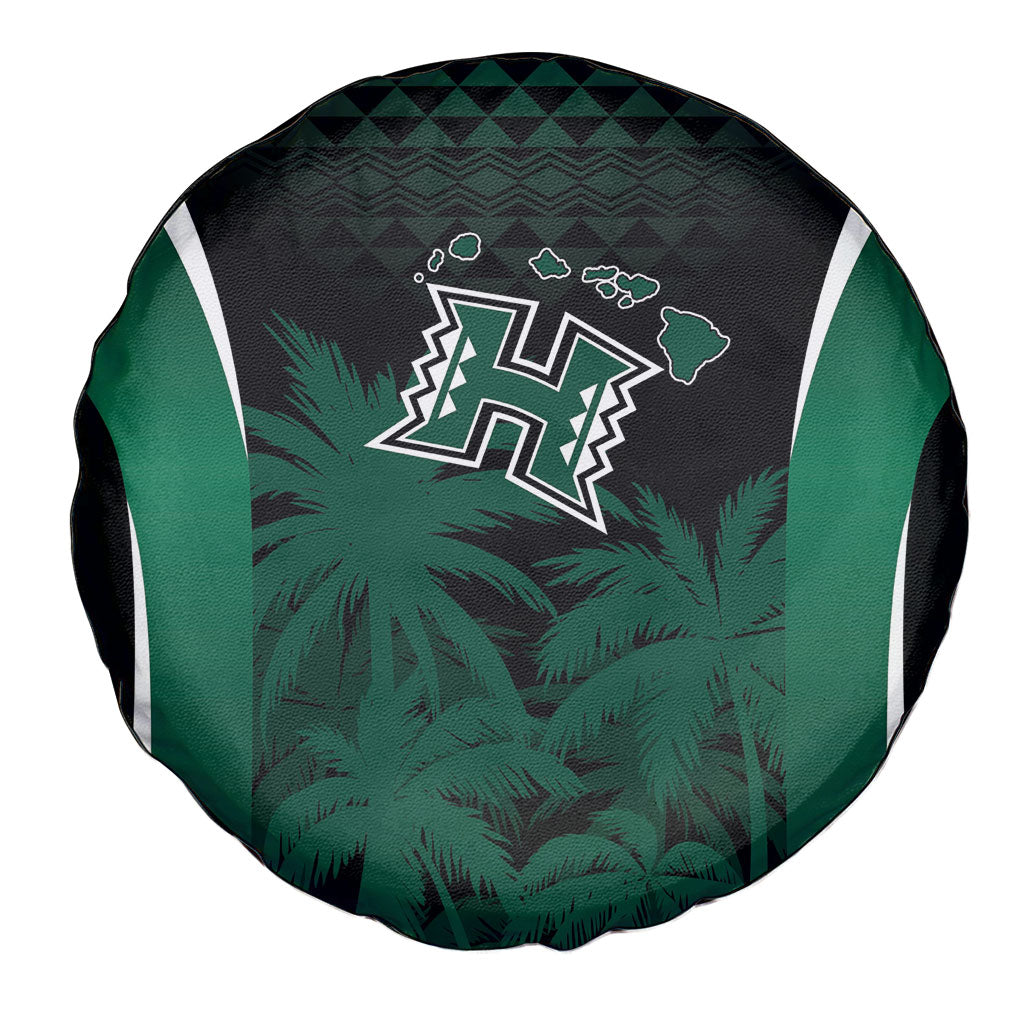 Hawaii Rainbow Warriors La'au Pama Spare Tire Cover