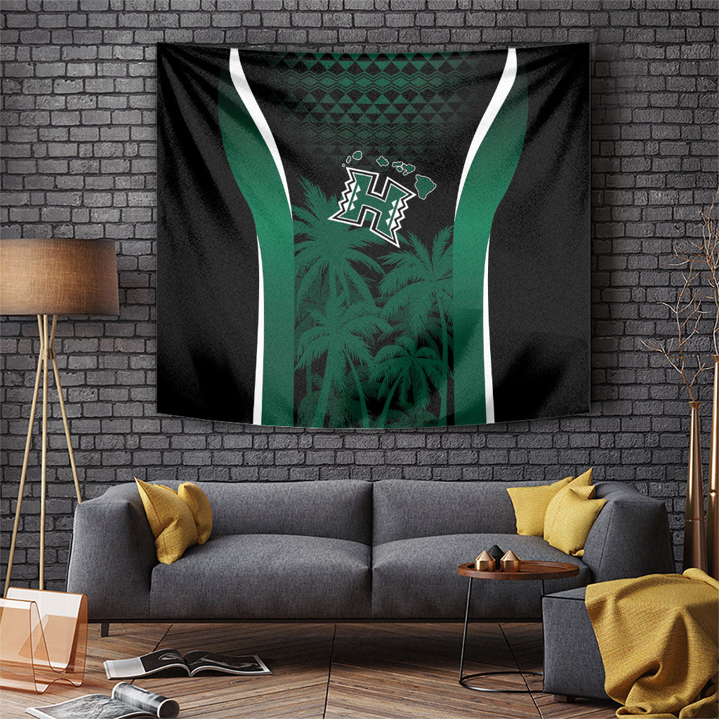 Hawaii Rainbow Warriors La'au Pama Tapestry