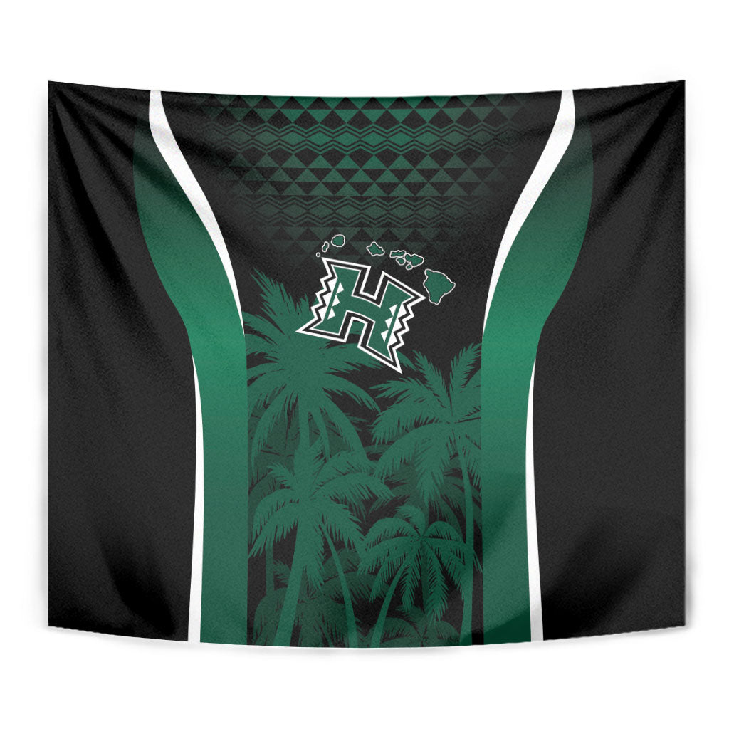 Hawaii Rainbow Warriors La'au Pama Tapestry