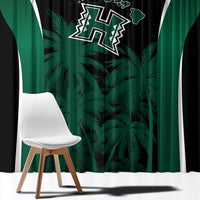 Hawaii Rainbow Warriors La'au Pama Window Curtain