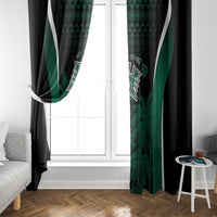 Hawaii Rainbow Warriors La'au Pama Window Curtain