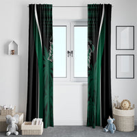 Hawaii Rainbow Warriors La'au Pama Window Curtain