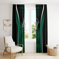 Hawaii Rainbow Warriors La'au Pama Window Curtain