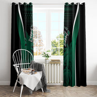 Hawaii Rainbow Warriors La'au Pama Window Curtain
