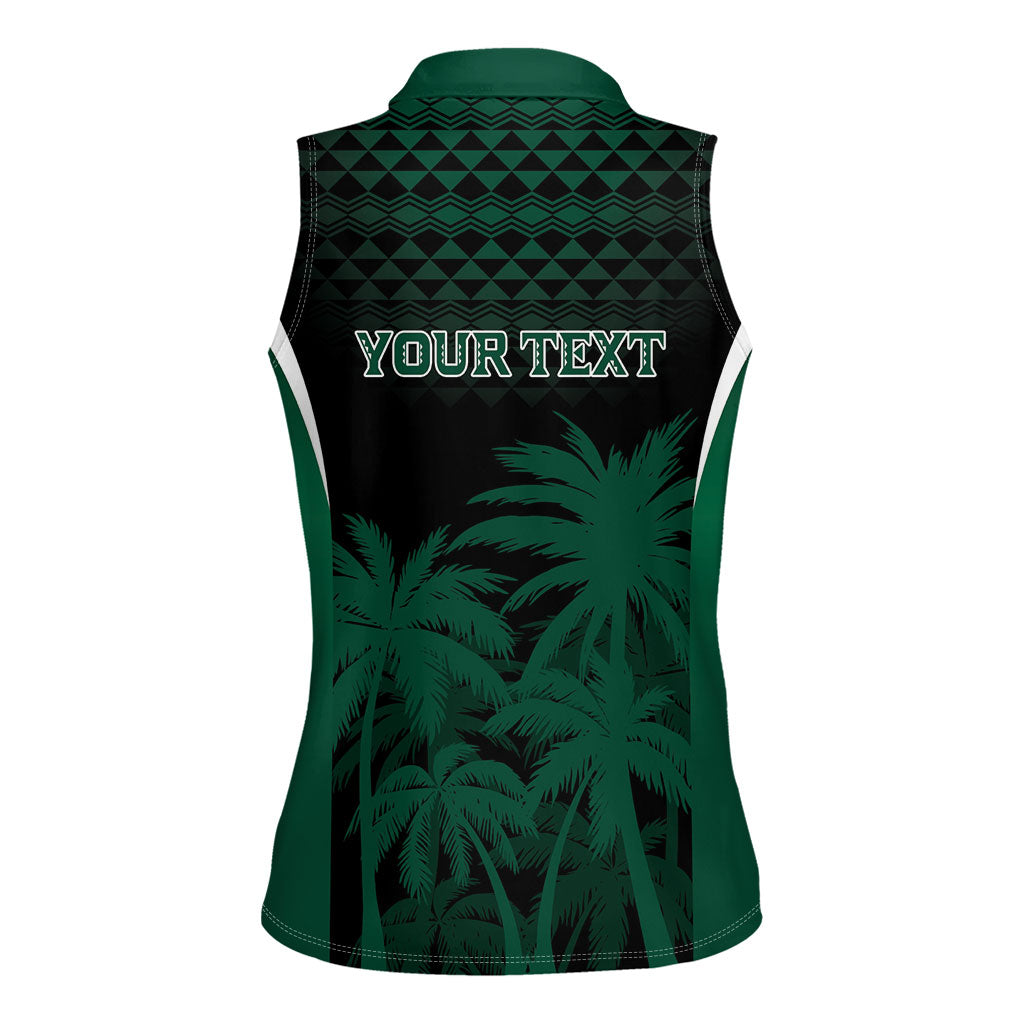 Hawaii Rainbow Warriors La'au Pama Personalized Women Sleeveless Polo Shirt