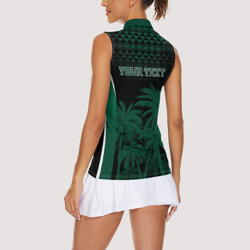 Hawaii Rainbow Warriors La'au Pama Personalized Women Sleeveless Polo Shirt
