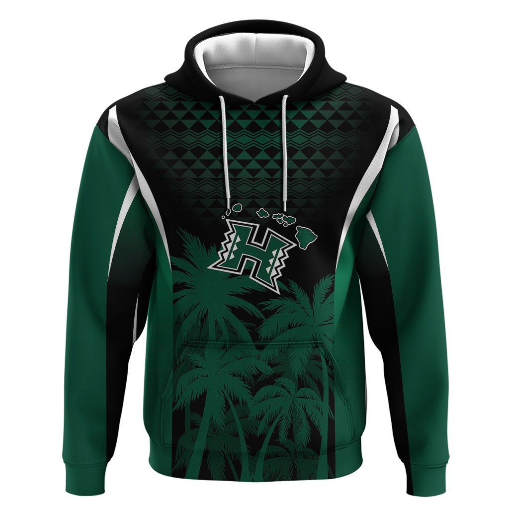 Hawaii Rainbow Warriors La'au Pama Personalized Zip Hoodie