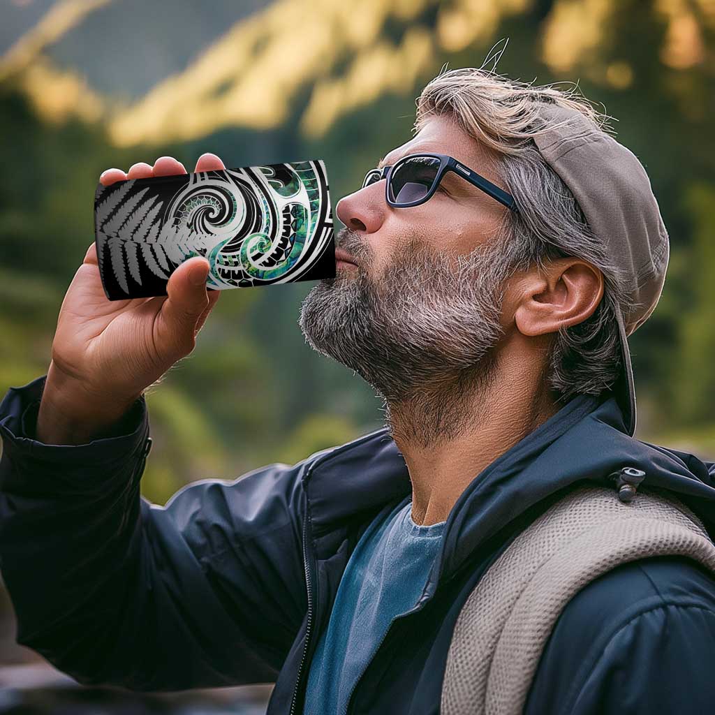 Meri Kirihimete New Zealand 4 in 1 Can Cooler Tumbler Tui on Pohutukawa