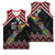 New Zealand Christmas Taniko Poutama Basketball Jersey Flora Map with Birds - Polynesian Pride