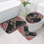 New Zealand Christmas Taniko Poutama Bathroom Set Flora Map with Birds - Polynesian Pride