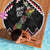 New Zealand Christmas Taniko Poutama Beach Blanket Flora Map with Birds - Polynesian Pride