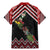 New Zealand Christmas Taniko Poutama Family Matching Mermaid Dress and Hawaiian Shirt Flora Map with Birds - Polynesian Pride