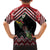 New Zealand Christmas Taniko Poutama Family Matching Off The Shoulder Long Sleeve Dress and Hawaiian Shirt Flora Map with Birds - Polynesian Pride
