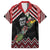 New Zealand Christmas Taniko Poutama Family Matching Tank Maxi Dress and Hawaiian Shirt Flora Map with Birds - Polynesian Pride