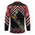 New Zealand Christmas Taniko Poutama Hockey Jersey Flora Map with Birds - Polynesian Pride