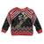New Zealand Christmas Taniko Poutama Kid Ugly Christmas Sweater Flora Map with Birds - Polynesian Pride