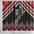 New Zealand Christmas Taniko Poutama Shower Curtain Flora Map with Birds - Polynesian Pride
