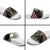 New Zealand Christmas Taniko Poutama Slide Sandals Flora Map with Birds - Polynesian Pride