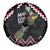 New Zealand Christmas Taniko Poutama Spare Tire Cover Flora Map with Birds - Polynesian Pride