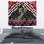 New Zealand Christmas Taniko Poutama Tapestry Flora Map with Birds - Polynesian Pride