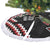New Zealand Christmas Taniko Poutama Tree Skirt Flora Map with Birds - Polynesian Pride
