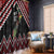 New Zealand Christmas Taniko Poutama Window Curtain Flora Map with Birds - Polynesian Pride