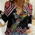 New Zealand Christmas Taniko Poutama Women Casual Shirt Flora Map with Birds - Polynesian Pride