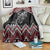 New Zealand Christmas Taniko Poutama Blanket Mountainscape Maori Fern - Polynesian Pride
