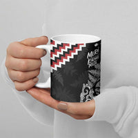 New Zealand Christmas Taniko Poutama Ceramic Mug Mountainscape Maori Fern - Polynesian Pride