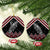 New Zealand Christmas Taniko Poutama Ceramic Ornament Mountainscape Maori Fern - Polynesian Pride