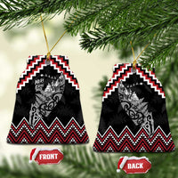 New Zealand Christmas Taniko Poutama Ceramic Ornament Mountainscape Maori Fern - Polynesian Pride