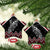 New Zealand Christmas Taniko Poutama Ceramic Ornament Mountainscape Maori Fern - Polynesian Pride