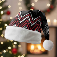 New Zealand Christmas Taniko Poutama Christmas Santa Hat Mountainscape Maori Fern - Polynesian Pride