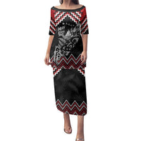 New Zealand Christmas Taniko Poutama Family Matching Puletasi and Hawaiian Shirt Mountainscape Maori Fern - Polynesian Pride