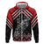 New Zealand Christmas Taniko Poutama Hoodie Mountainscape Maori Fern - Polynesian Pride