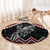 New Zealand Christmas Taniko Poutama Round Carpet Mountainscape Maori Fern - Polynesian Pride