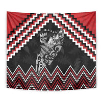 New Zealand Christmas Taniko Poutama Tapestry Mountainscape Maori Fern - Polynesian Pride