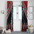 New Zealand Christmas Taniko Poutama Window Curtain Mountainscape Maori Fern - Polynesian Pride