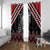 New Zealand Christmas Taniko Poutama Window Curtain Mountainscape Maori Fern - Polynesian Pride