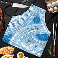 Bula Fiji Classic Masi Tapa Apron Turquoise - Polynesian Pride