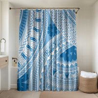 Bula Fiji Classic Masi Tapa Bathroom Set Turquoise - Polynesian Pride