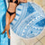 Bula Fiji Classic Masi Tapa Beach Blanket Turquoise - Polynesian Pride