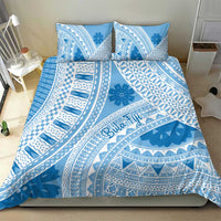 Bula Fiji Classic Masi Tapa Bedding Set Turquoise - Polynesian Pride